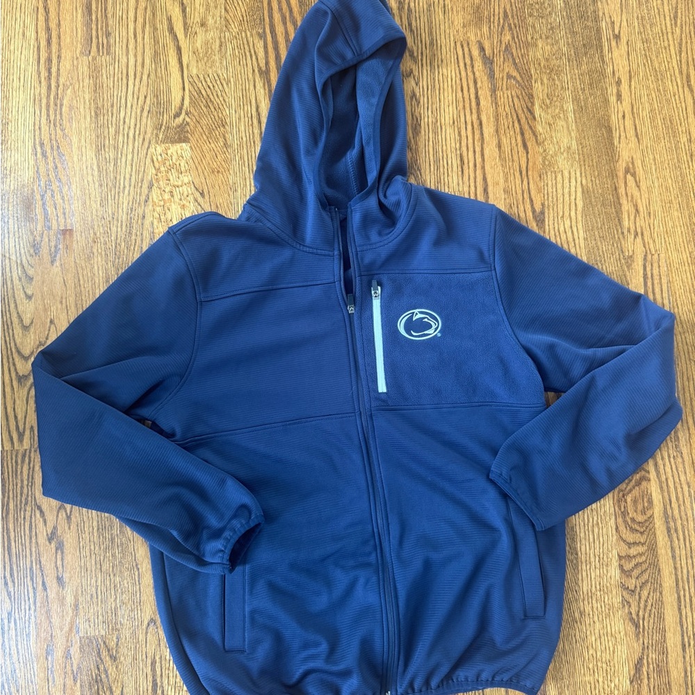 Penn State Dark Blue Fleece-Lined Jacket Large
